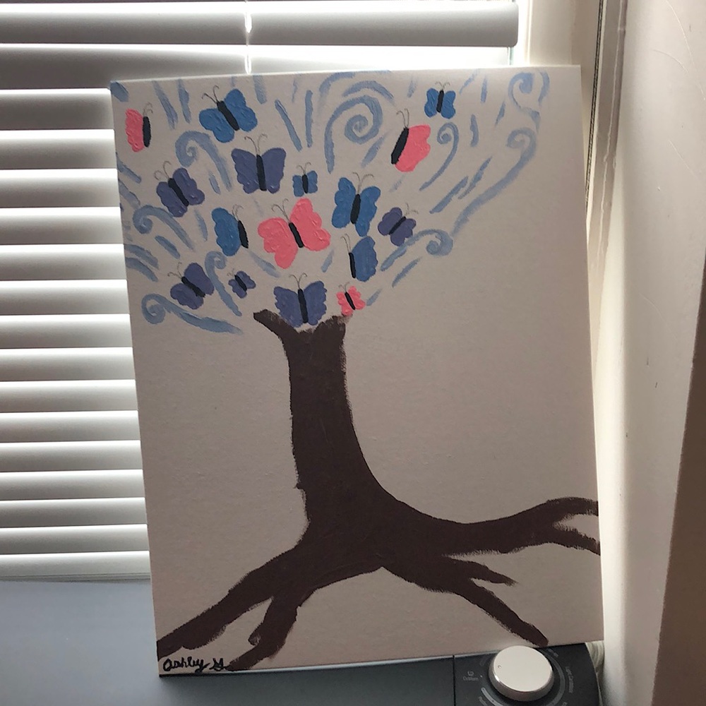 Beautiful Butterfly tree 🦋 symbolizing the gift of life.